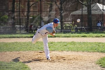 Jack Archer pitching a no-hitter vs. Bryant